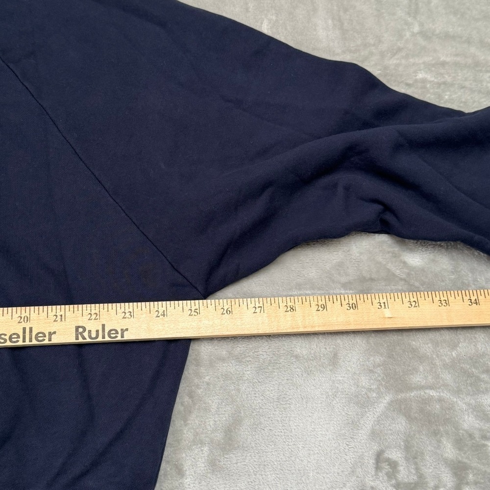 American Giant French Terry Crew Sweatshirt Womens Large Blue $80 USA New NWOT - Picture 5 of 6